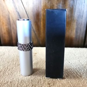 NIB Beautiful Elegant 8ml Silver Twist Refillable Atomizer w/ Rhinestones